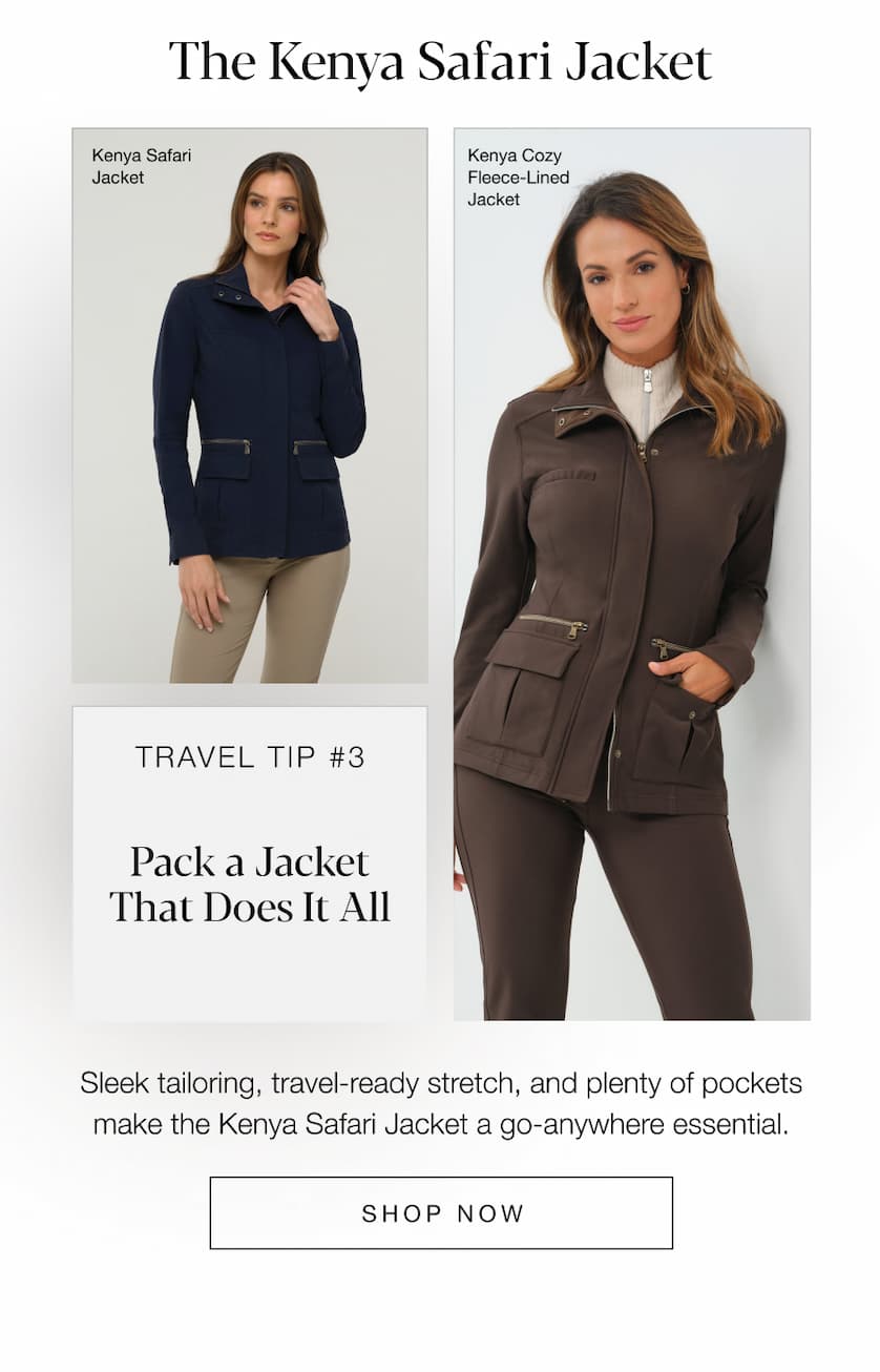 The Kenya Safari Jacket. SHOP NOW