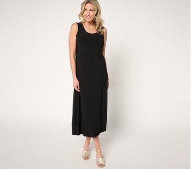 Attitudes by Renee Regular Como Jersey Tank Midi Dress