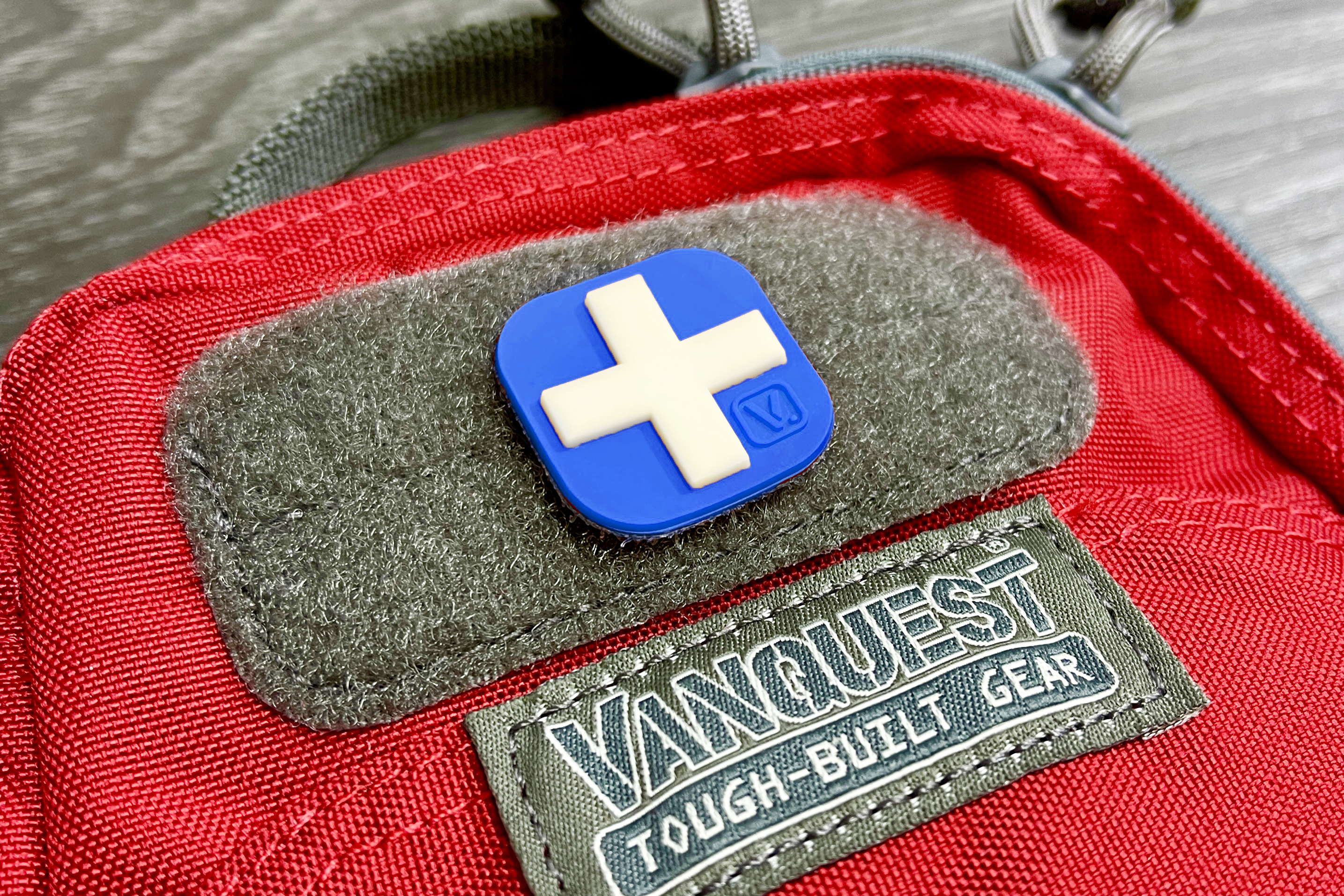 Glow-in-the-dark patches mark your kits!