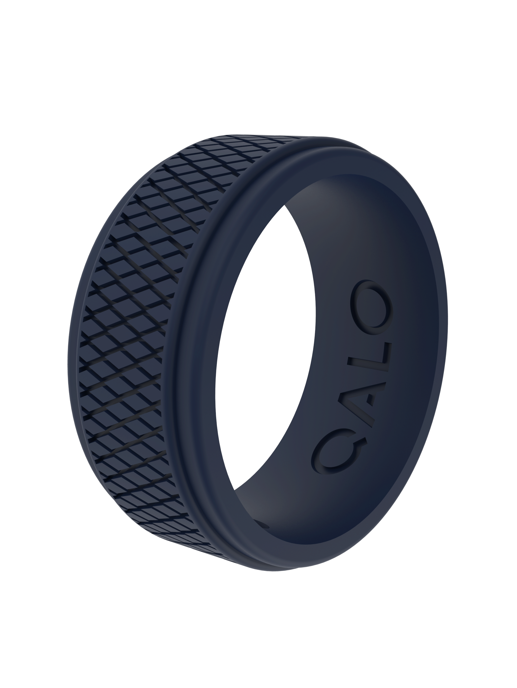 Image of Men's Crosshatch Q2X™ Silicone Ring