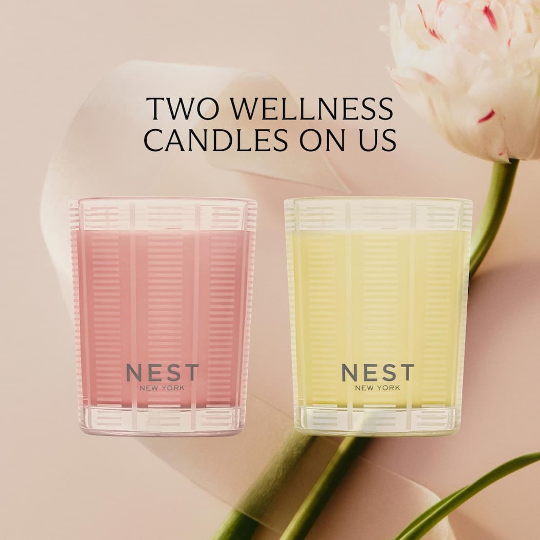 Two Wellness Candles on US
