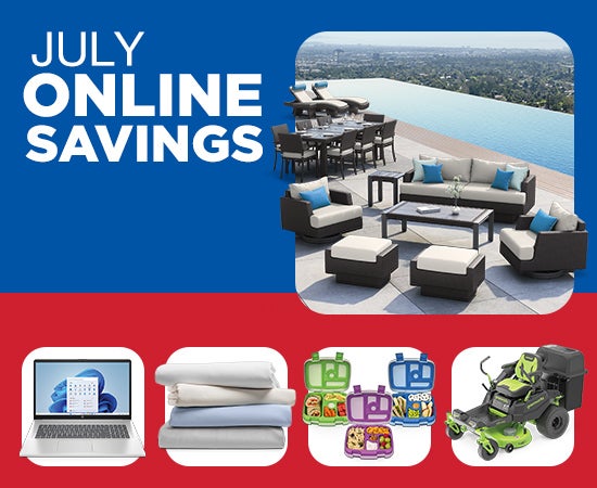 Shop July Online Savings