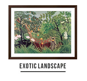 Exotic Landscape by Henri Rousseau