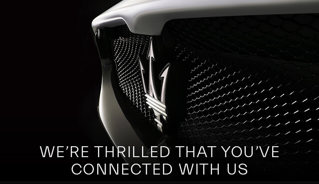 WE'RE THRILLED THAT YOU'VE CONNECTED WITH US