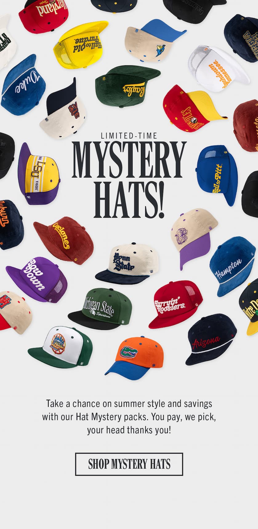 Shop Mystery Hats!