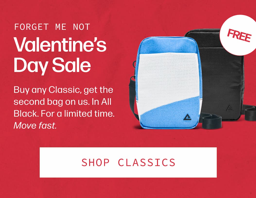 FORGET ME NOT | Valentine’s Day Sale - Buy any Classic, get the second bag on us. In All Black. For a limited time. Move fast. | [SHOP CLASSICS]