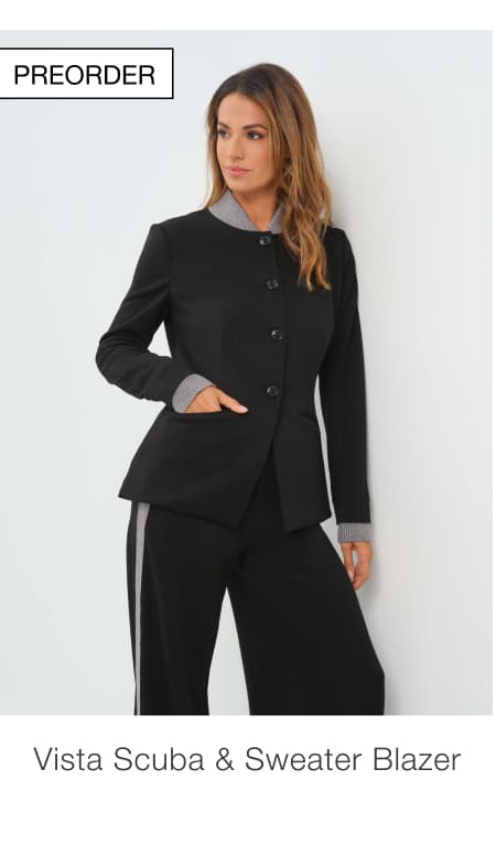 Vista Scuba & Sweater Blazer