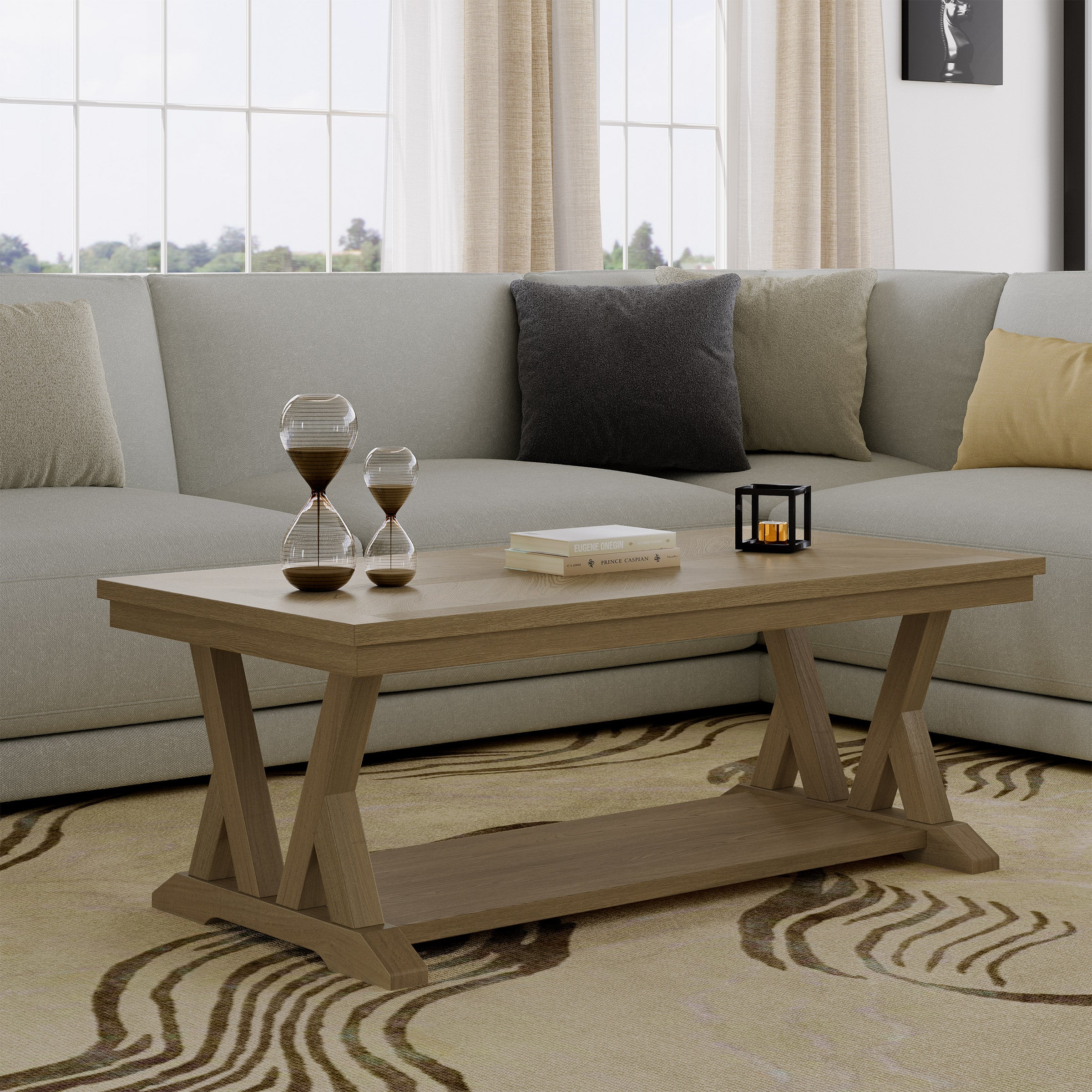 Flexsteel Maren Oak Occasional Table