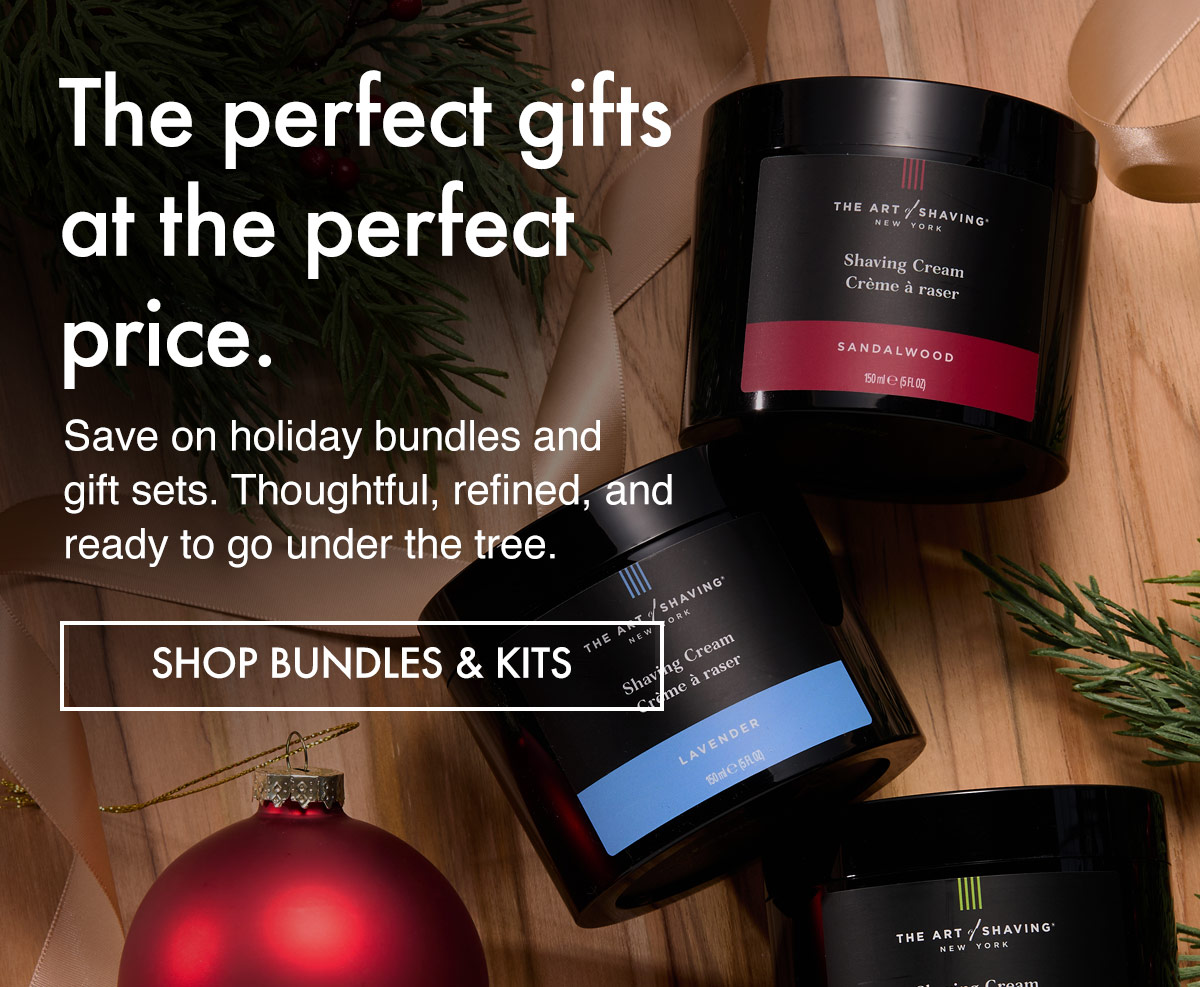 Our holiday season sale is on—save up to 50% on select grooming gear.