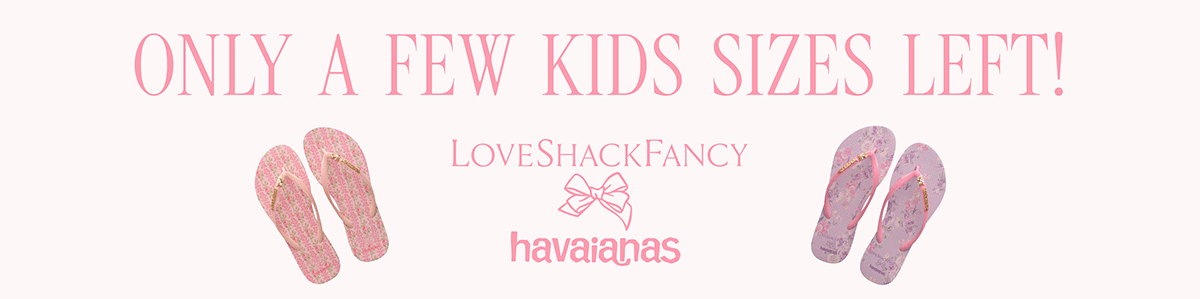 ONLY A FEW KIDS SIZES LEFT!