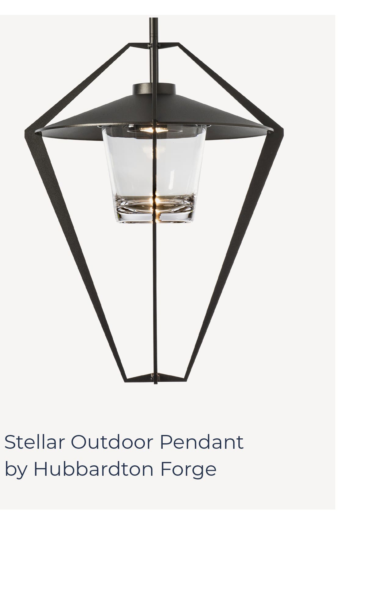Stellar Outdoor Pendant by Hubbardton Forge