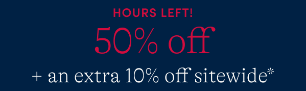 50% off sitewide