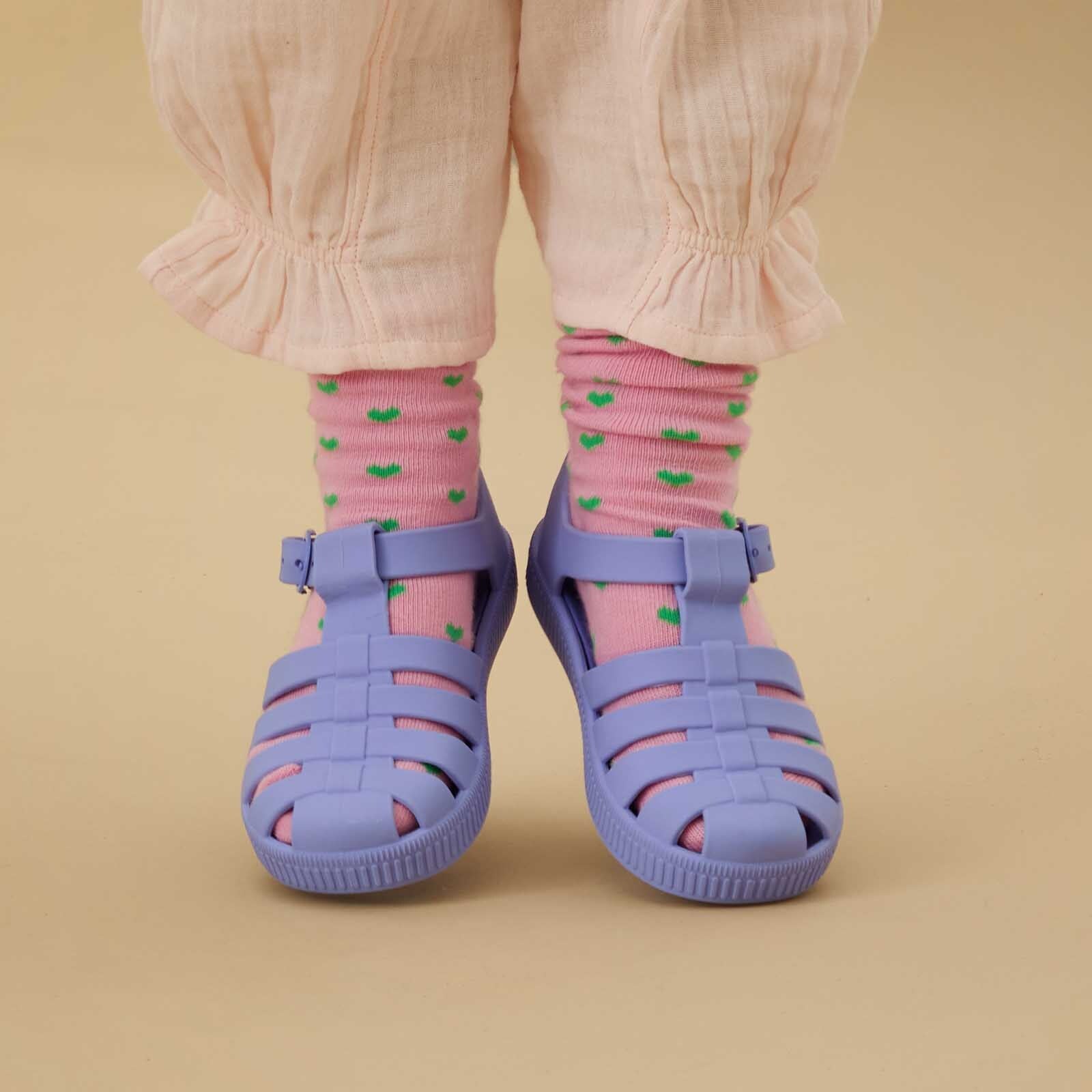 KIDLY by MORI Jelly Sandals - Bluebell