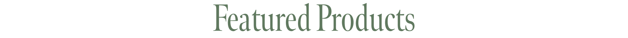 Featured Products