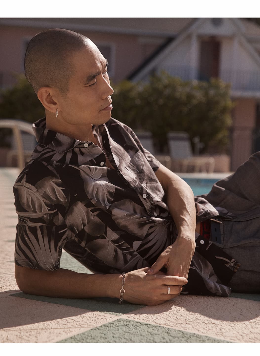 Short Sleeve Tiled Elephant Ear Treme Shirt