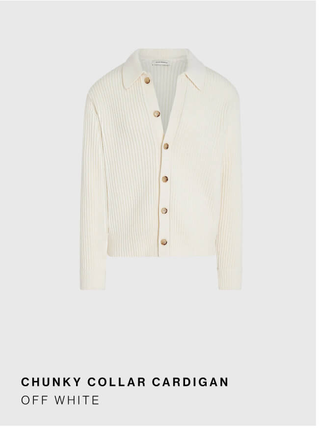 Chunky Collar Cardigan