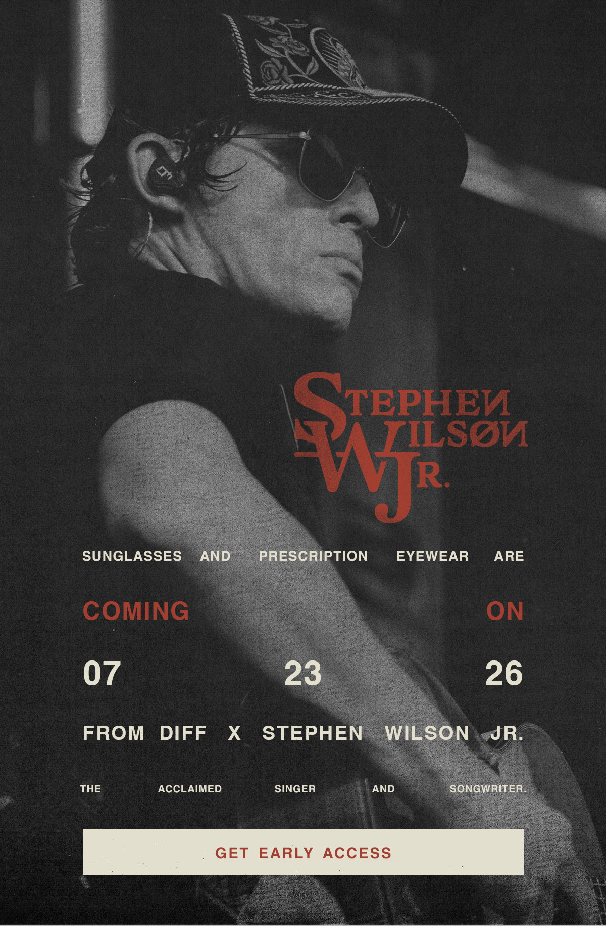 STEPHEN WILSON JR. X DIFF COMING SOON