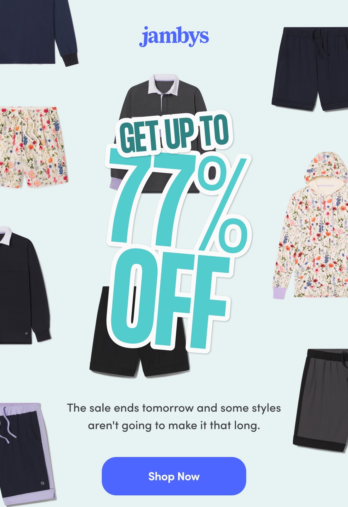 Sale Ends Tomorrow.