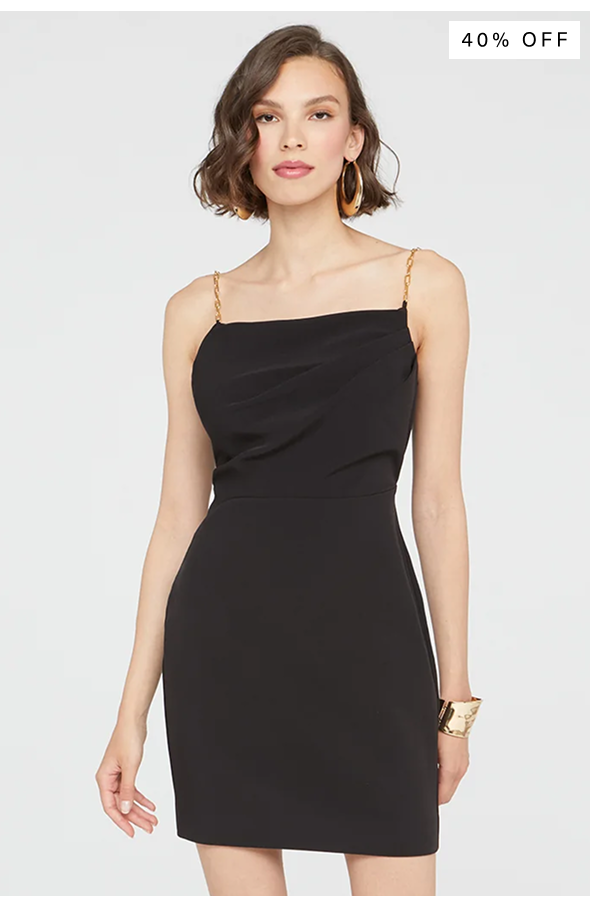 Lavinia Dress in Stretch Crepe (40% off)