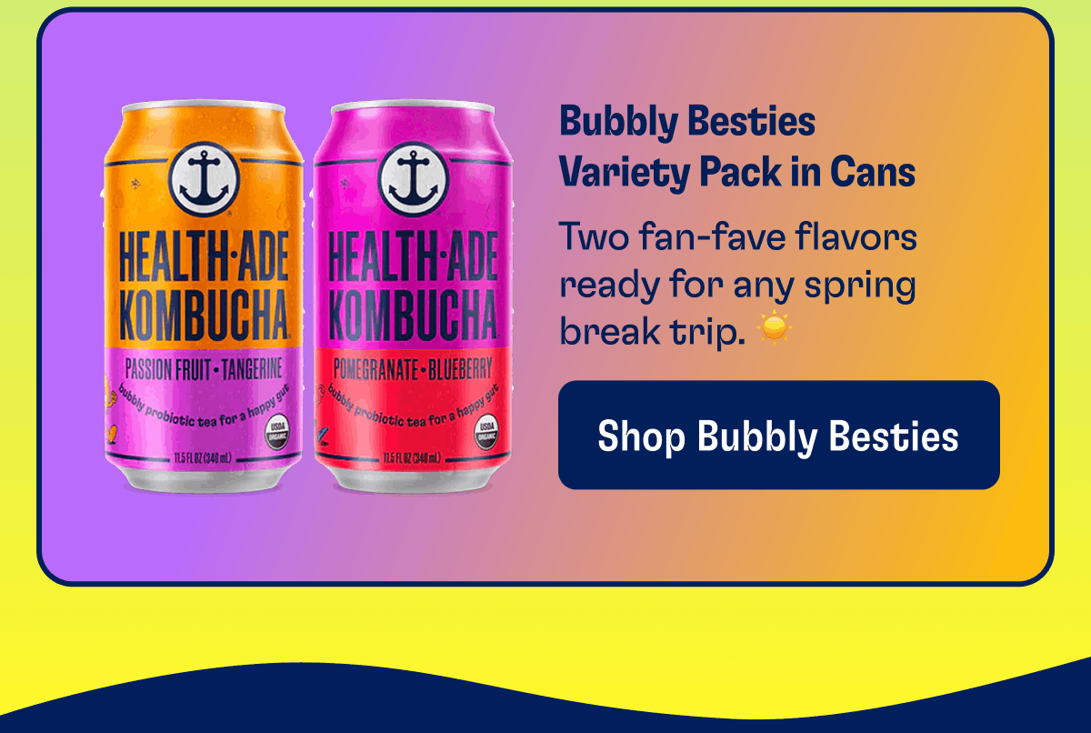Bubbly Besties Variety Pack in Cans | Two fan-fave flavors ready for any spring break trip. ☀️ | Shop Bubbly Besties