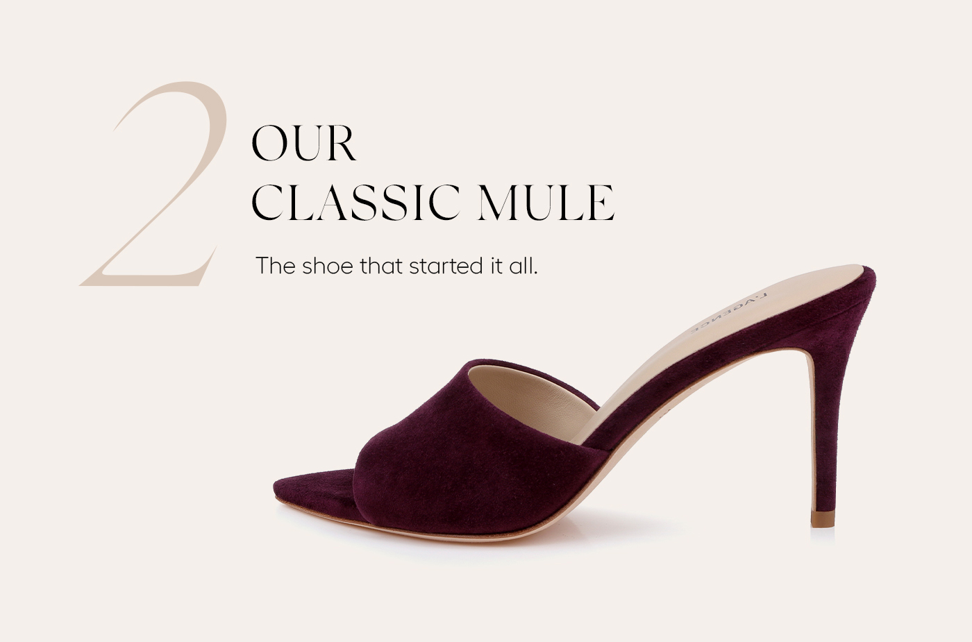 Our Classic Mule - The shoe that started it all.&nbsp;