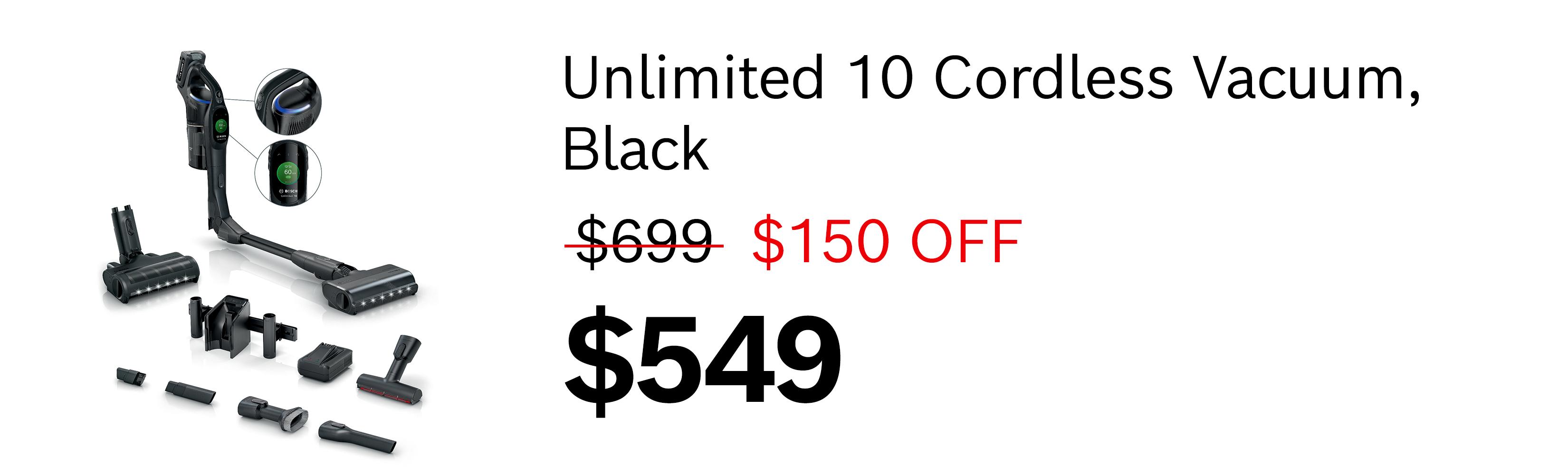 Vacuum Cleaner Unlimited 10 Black