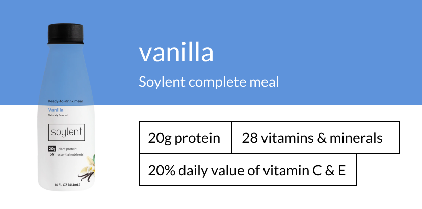 Soylent complete meal vanilla