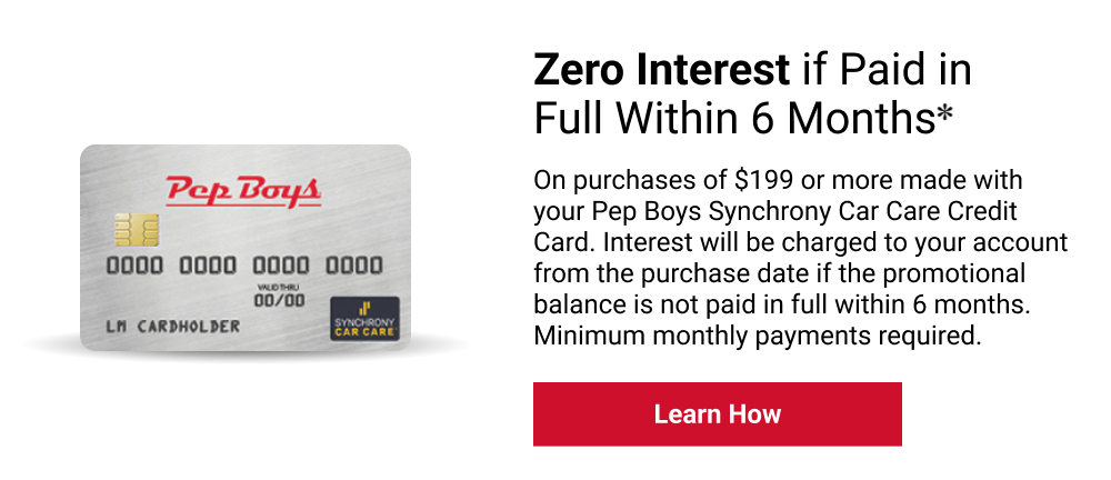 ZERO INTEREST IF PAID IN FULL WITHIN 6 MONTHS*