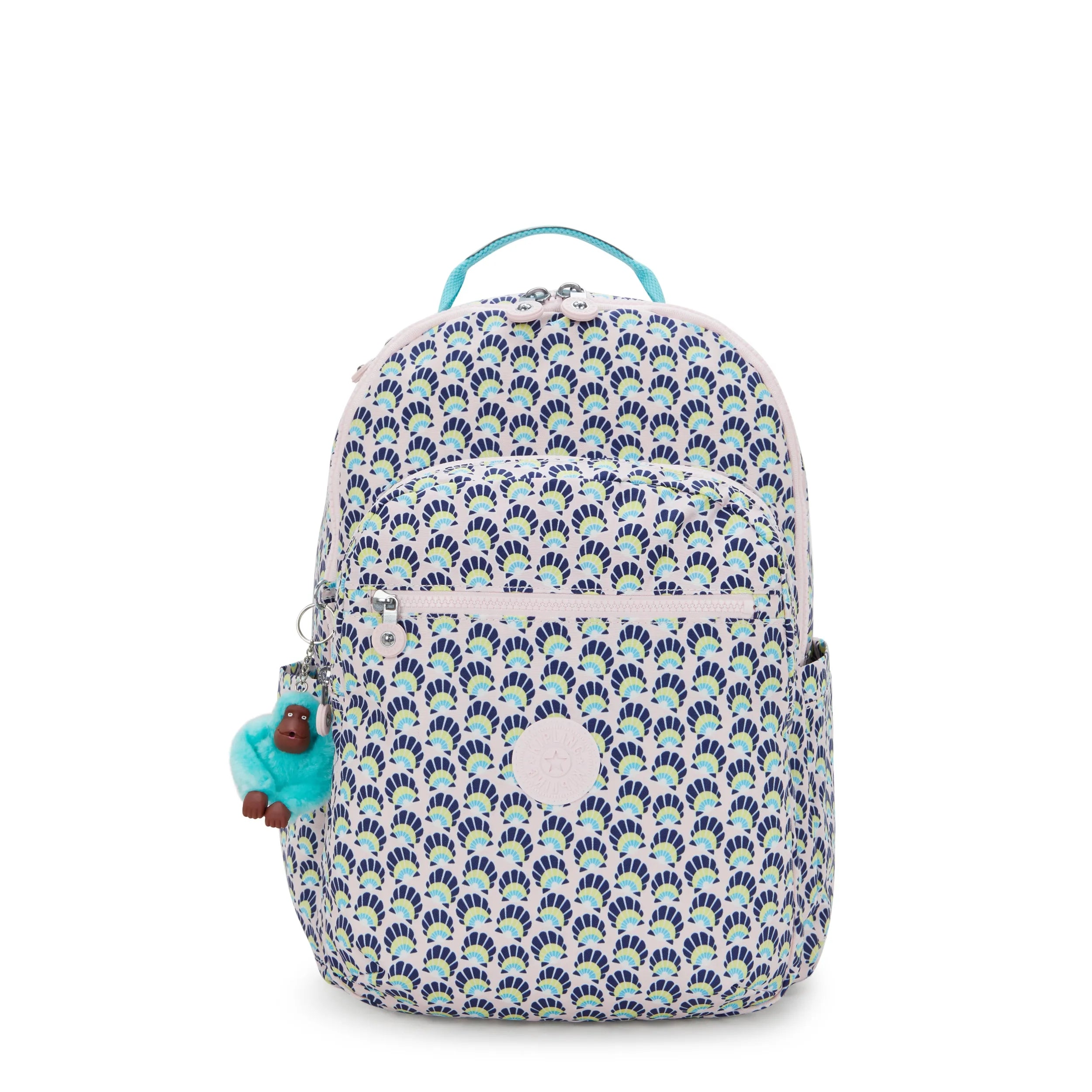 Seoul Large Printed 15" Laptop Backpack-Geo Shell