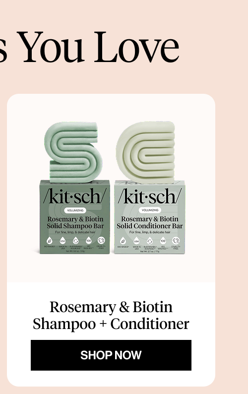 Rosemary & Biotin Shampoo + Conditioner