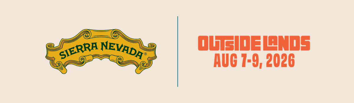 Side by side logos of Sierra Nevada Brewing Co. and Outside Lands Music Festival