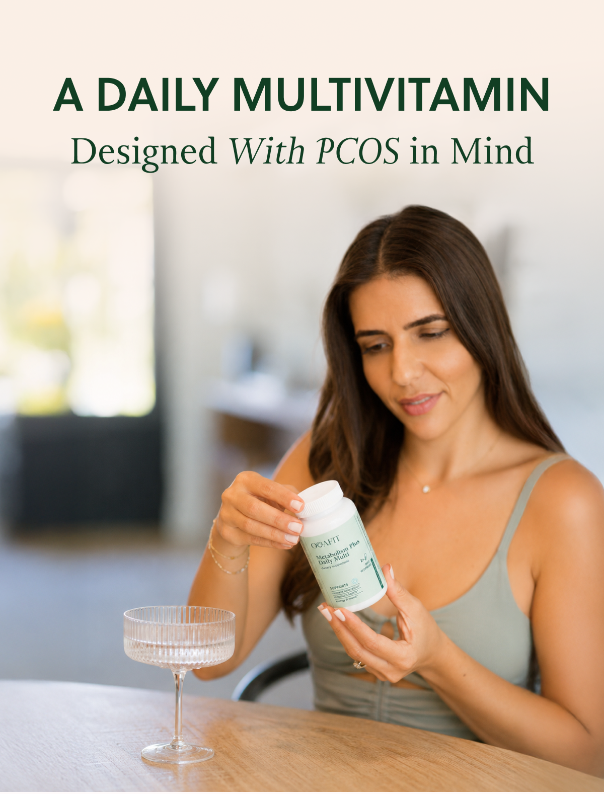 A DAILY MULTIVITAMIN Designed With PCOS in Mind