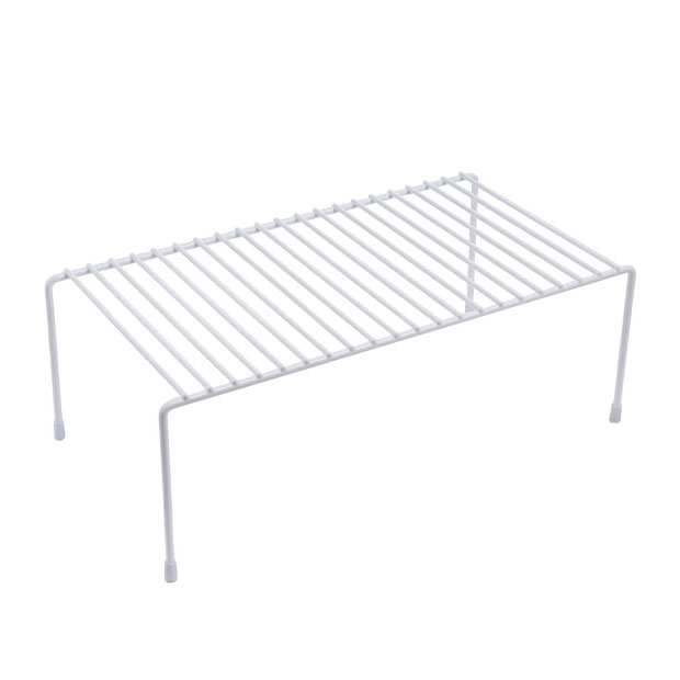 Practa White 1 Tier Kitchen Shelf