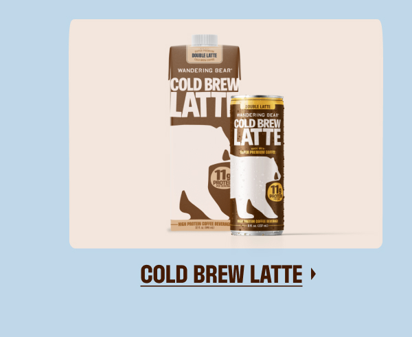 Cold Brew Latte