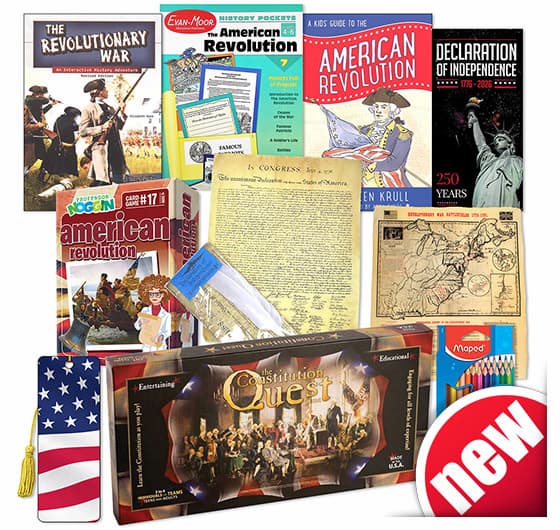 Americas 250th Middle School Enrichment Package for Grades 4-8