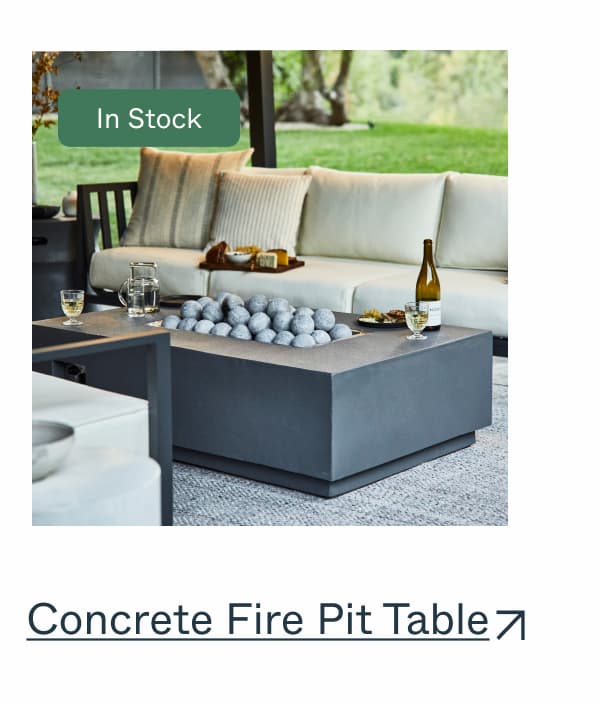 Concrete Fire Pit Table