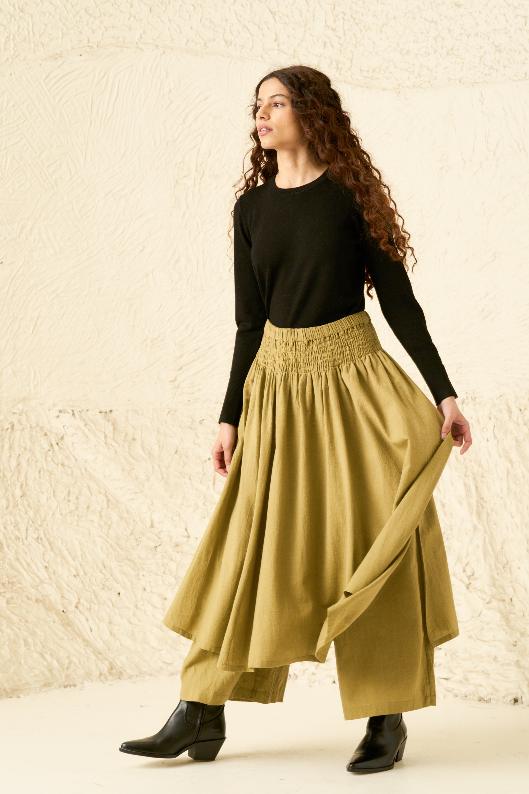 Image of RUE PANTS | OLIVE STONE