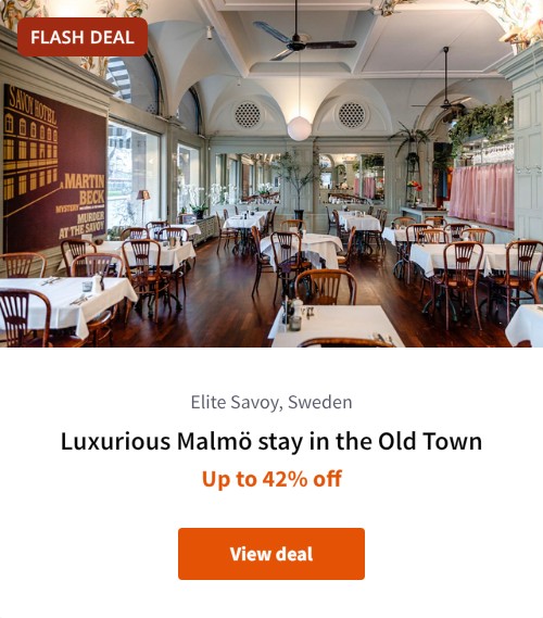 Luxurious Malmö stay in the Old Town