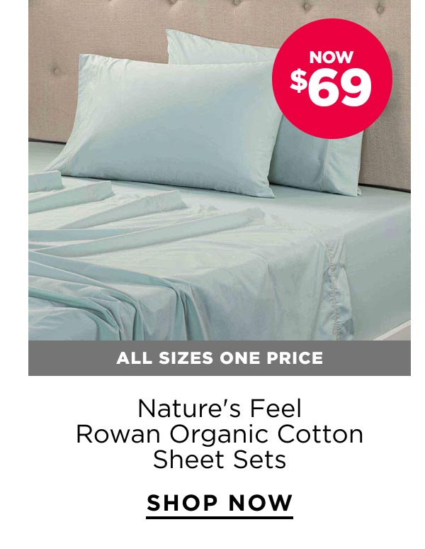 Nature's Feel Rowan Organic Cotton Sheet Sets