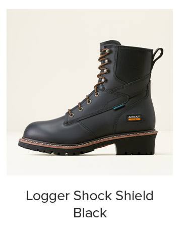 Logger Shock Shield in Black