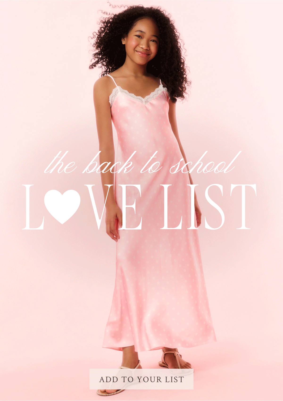 The Back-To-School Love List <ADD TO YOUR LIST>