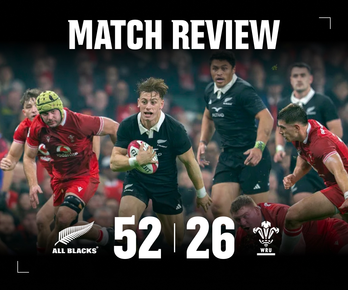 All Blacks v Wales Match Review 52 - 26
