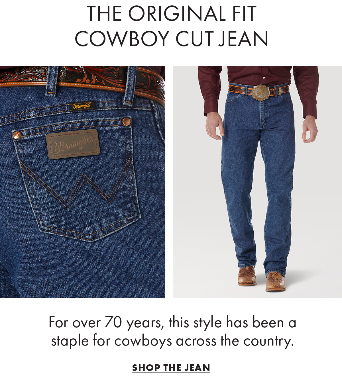 The Original Fit Cowboy Cut Jean Shop The Jean