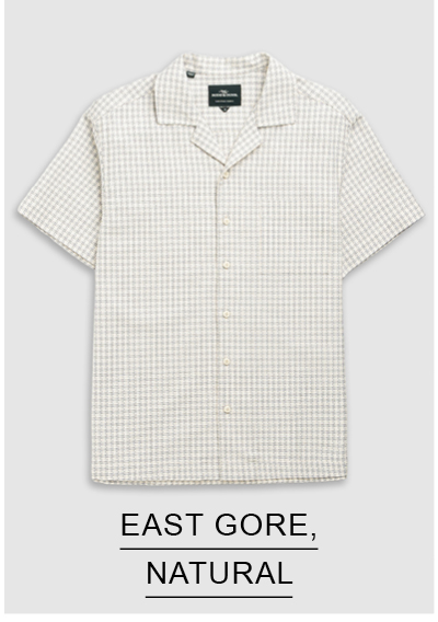 Shop East Gore Shirt, Natural online and instore at Rodd & Gunn