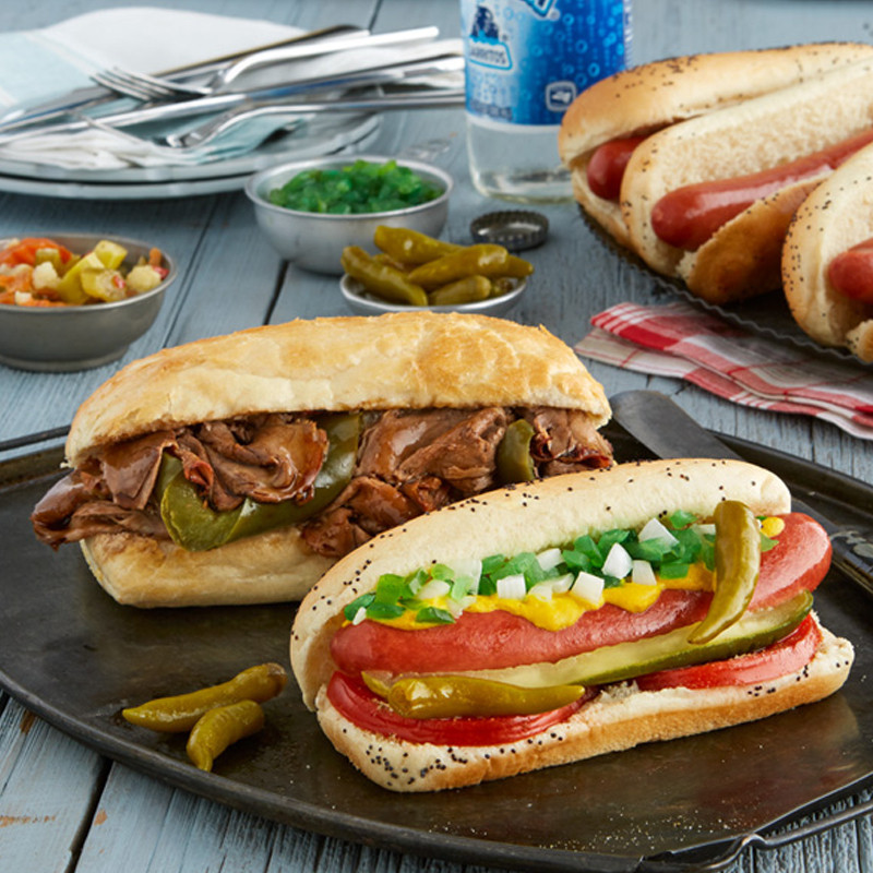 Image of Portillo's Italian Beef Kit & Hot Dog Kit Combo