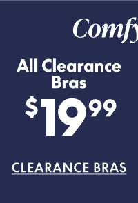 Clearance Bras $19.99