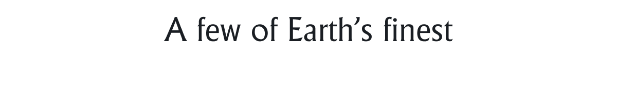 A few of Earth's finest