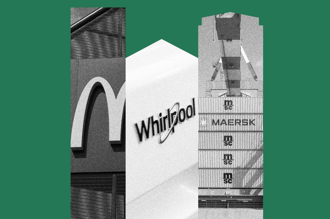 McDonald's, Whirlpool, Maersk