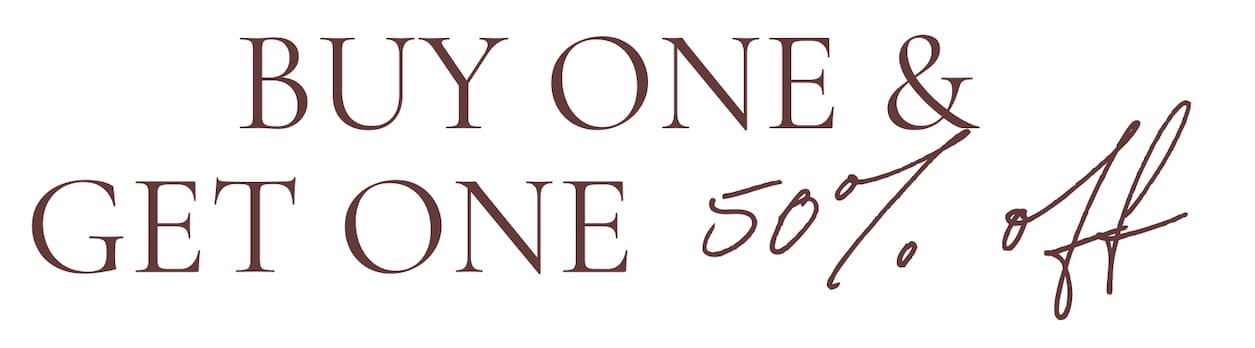 Buy 1 Get 1 50% Off
