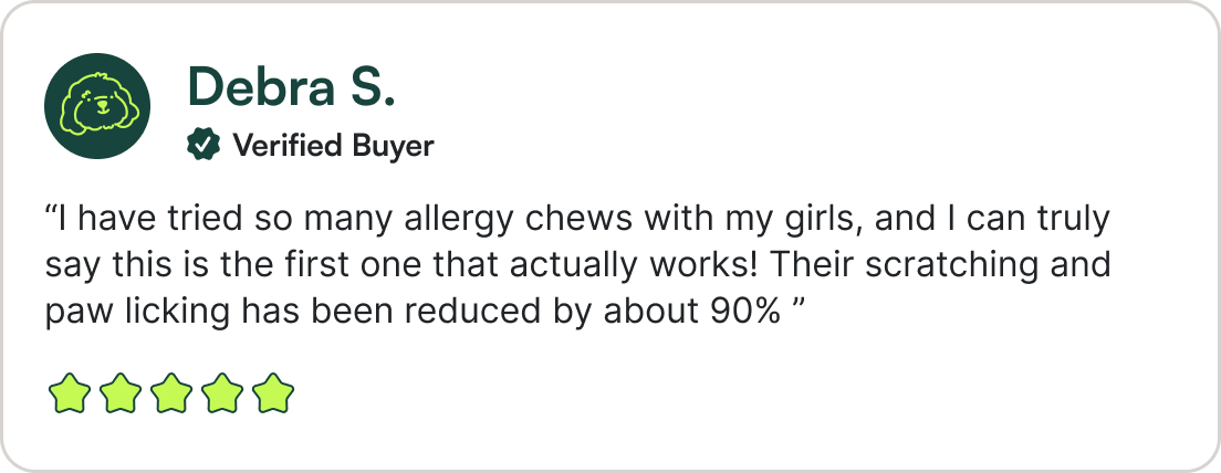 “I have tried so many allergy chews with my girls, and I can truly say this is the first one that actually works!